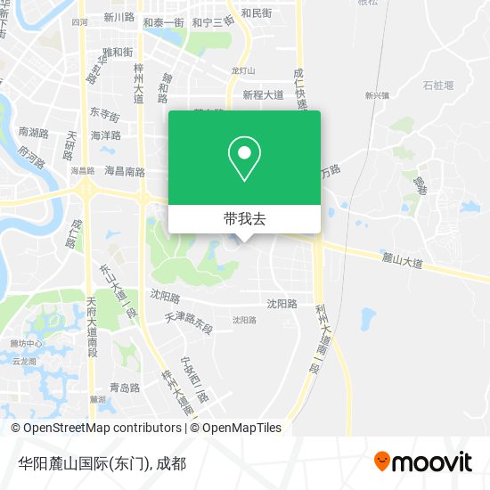 华阳麓山国际(东门)地图