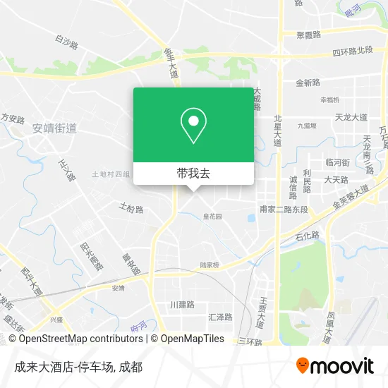 成来大酒店-停车场地图