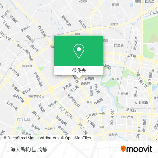 上海人民机电地图