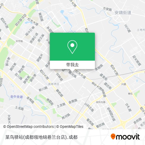 菜鸟驿站(成都领地锦巷兰台店)地图