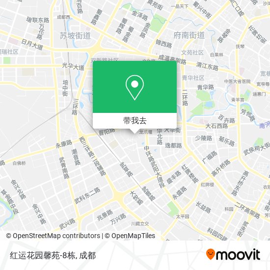 红运花园馨苑-8栋地图