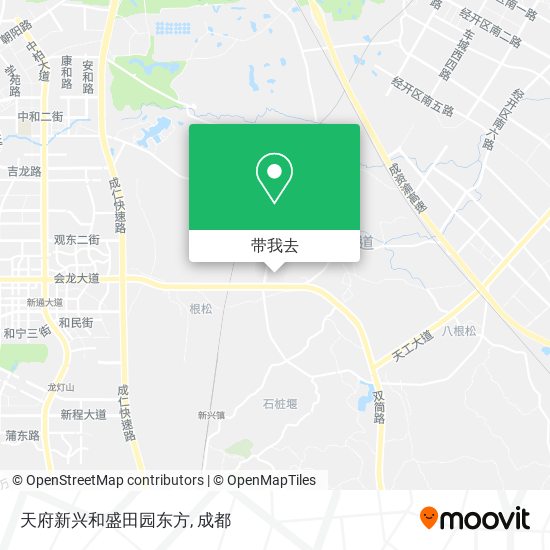 天府新兴和盛田园东方地图