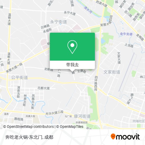 奔吃老火锅-东北门地图