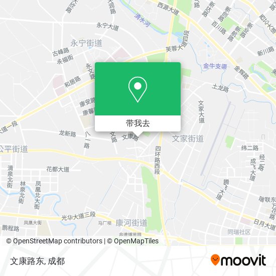 文康路东地图