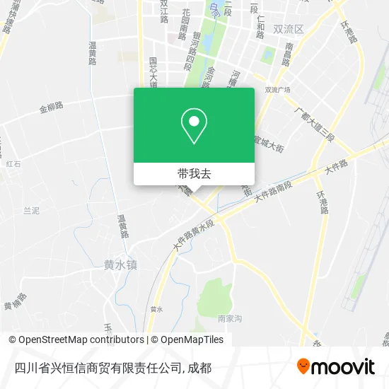 四川省兴恒信商贸有限责任公司地图