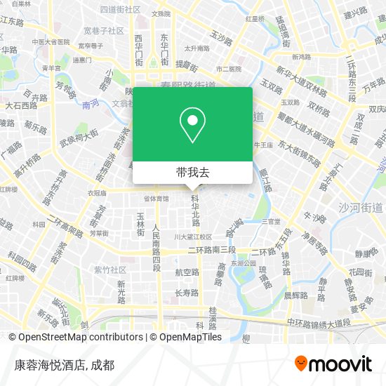 康蓉海悦酒店地图