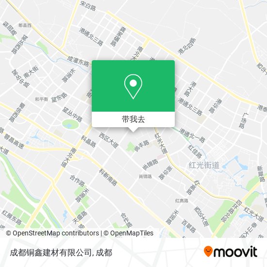成都铜鑫建材有限公司地图