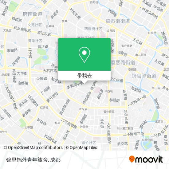 锦里锦外青年旅舍地图