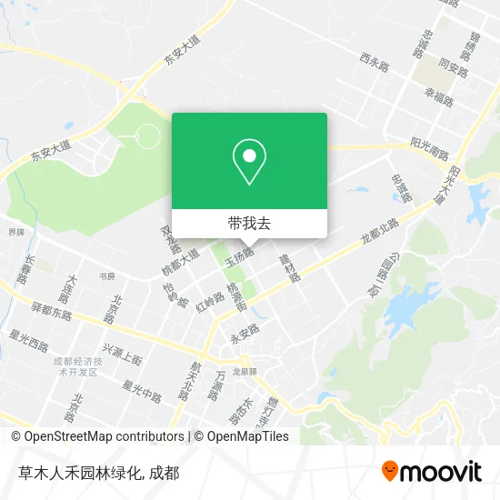 草木人禾园林绿化地图