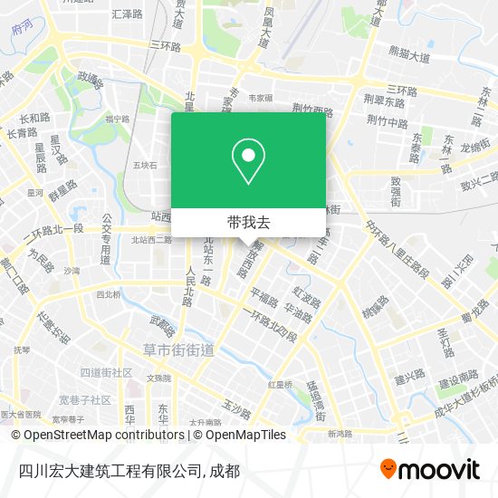 四川宏大建筑工程有限公司地图