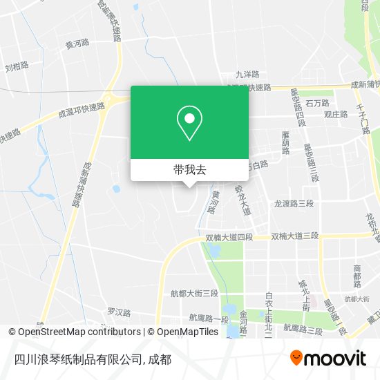 四川浪琴纸制品有限公司地图