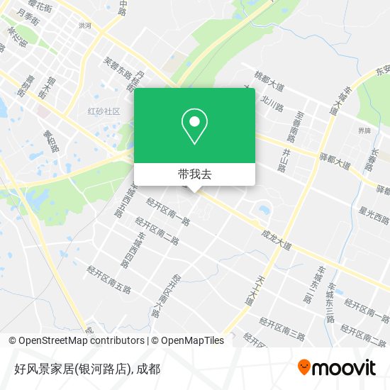 好风景家居(银河路店)地图