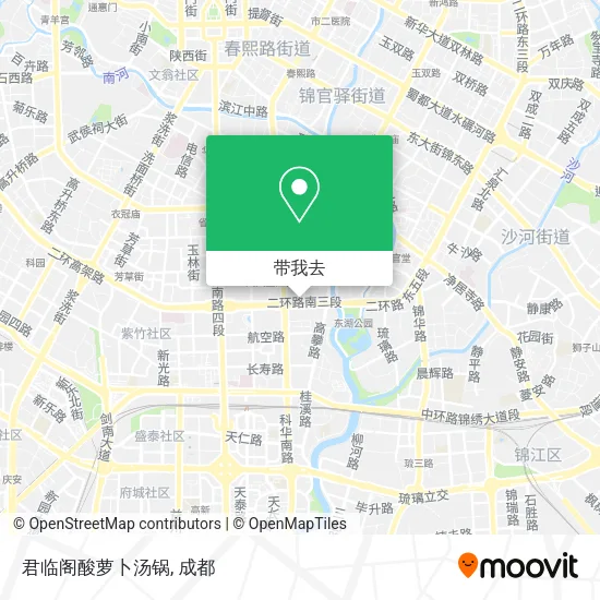 君临阁酸萝卜汤锅地图