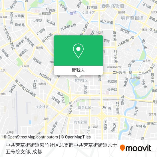 中共芳草街街道紫竹社区总支部中共芳草街街道六十五号院支部地图