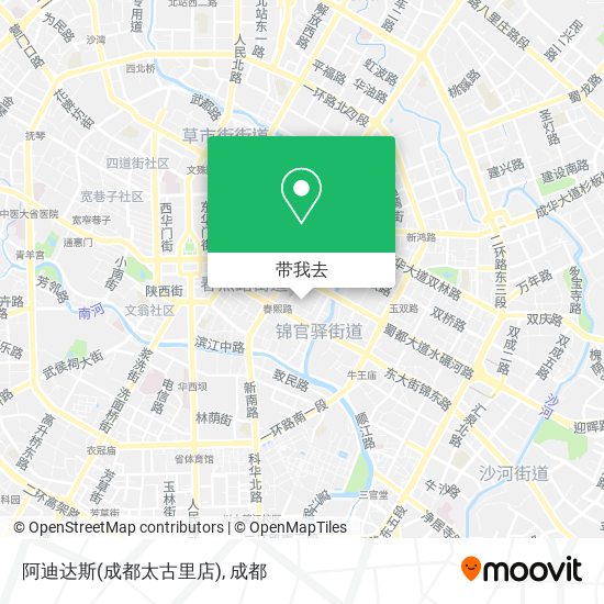 阿迪达斯(成都太古里店)地图
