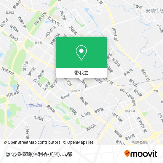 廖记棒棒鸡(保利香槟店)地图