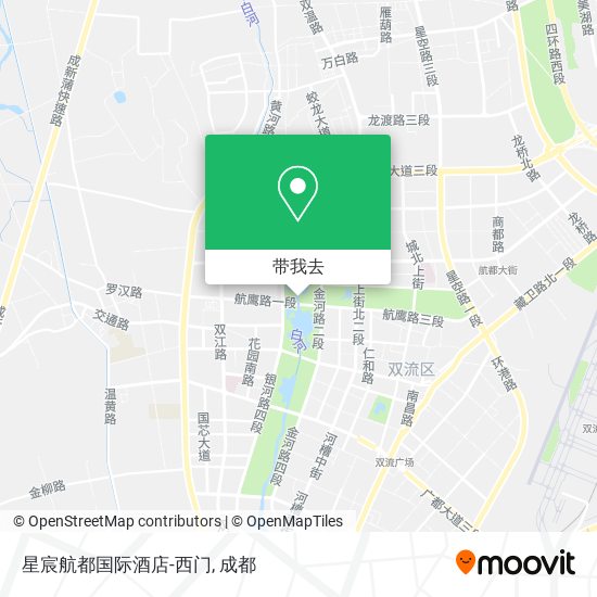星宸航都国际酒店-西门地图