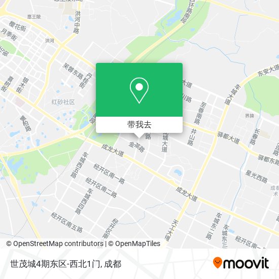 世茂城4期东区-西北1门地图