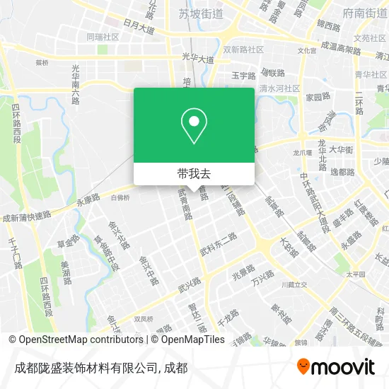 成都陇盛装饰材料有限公司地图