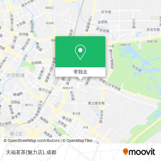 天福茗茶(魅力店)地图