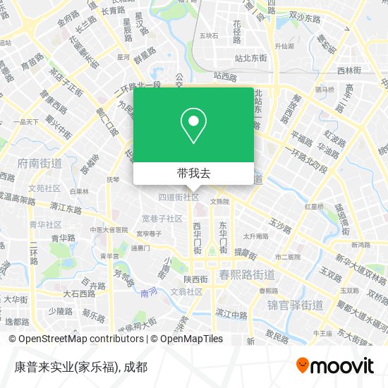 康普来实业(家乐福)地图