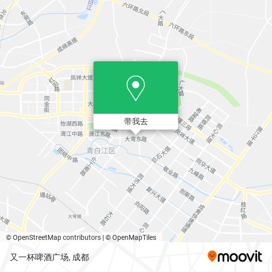 又一杯啤酒广场地图