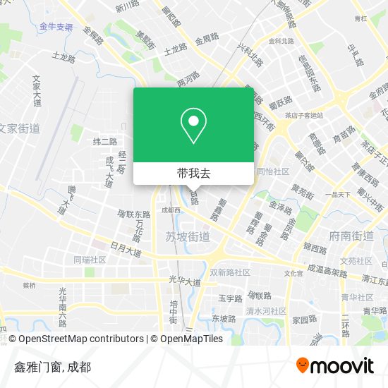 鑫雅门窗地图