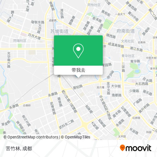 苦竹林地图
