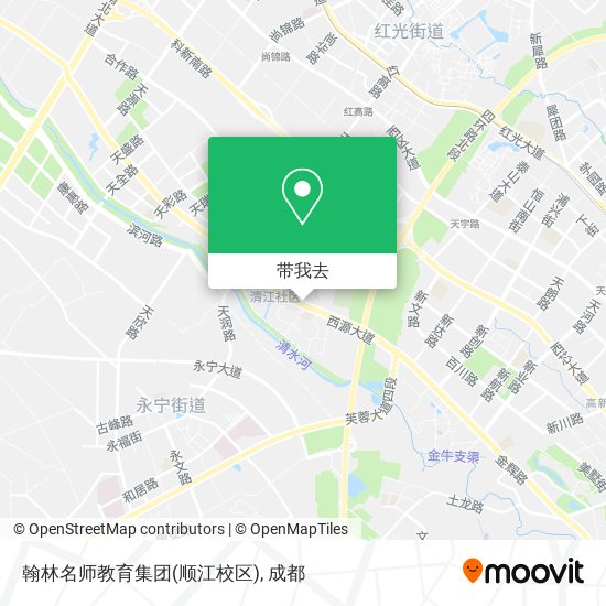 翰林名师教育集团(顺江校区)地图