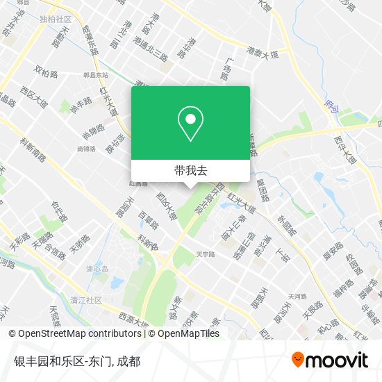 银丰园和乐区-东门地图