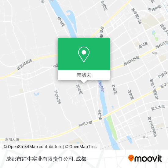 成都市红牛实业有限责任公司地图