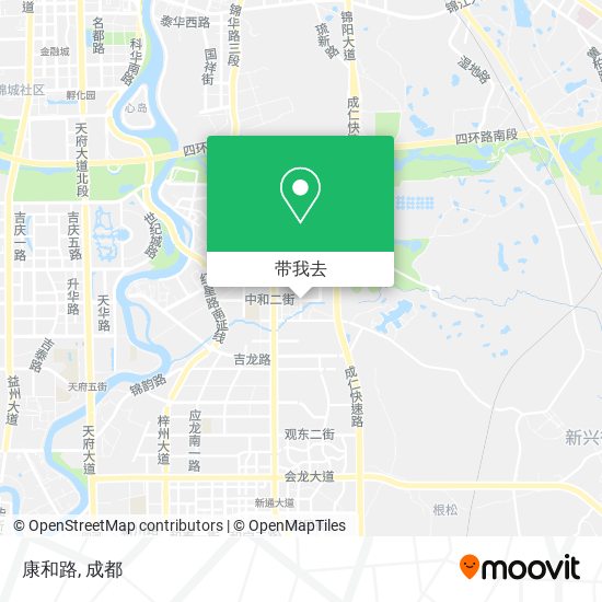 康和路地图