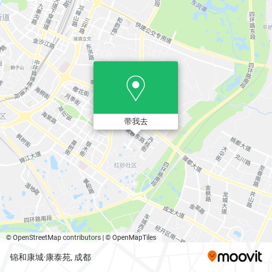 锦和康城·康泰苑地图
