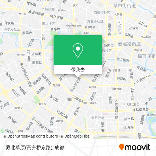 藏北草原(高升桥东路)地图