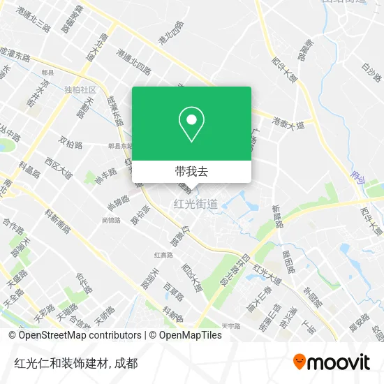 红光仁和装饰建材地图