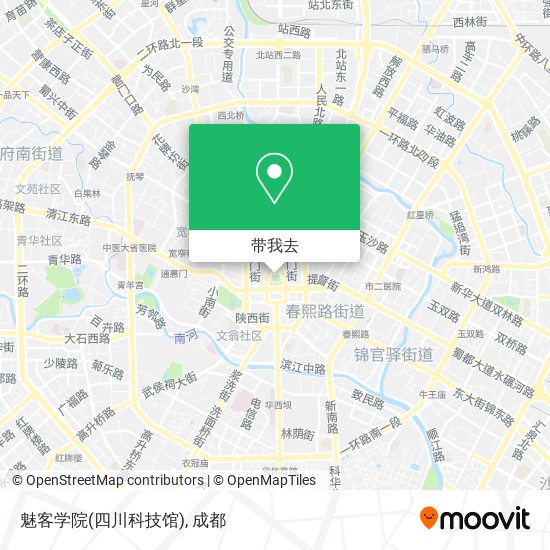 魅客学院(四川科技馆)地图