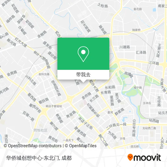 华侨城创想中心-东北门地图