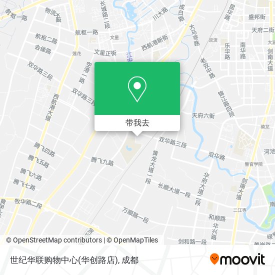 世纪华联购物中心(华创路店)地图