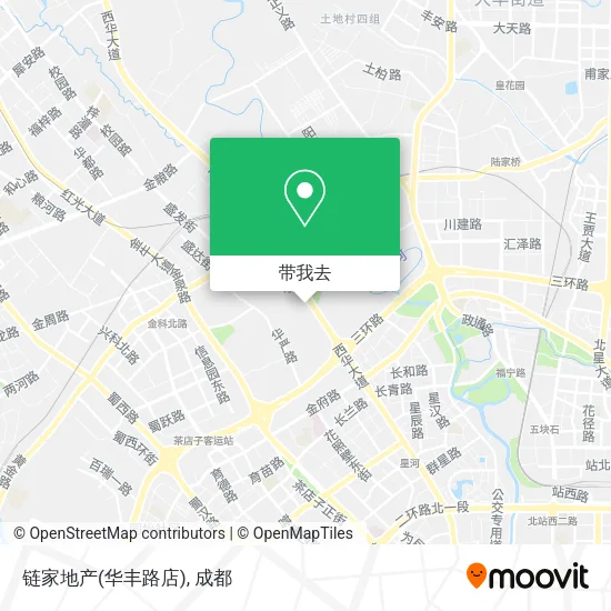 链家地产(华丰路店)地图