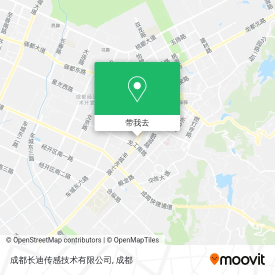 成都长迪传感技术有限公司地图