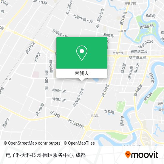 电子科大科技园-园区服务中心地图