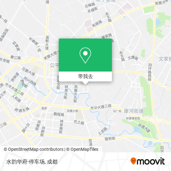 水韵华府-停车场地图