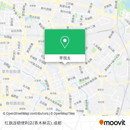 红旗连锁便利店(香木林店)地图