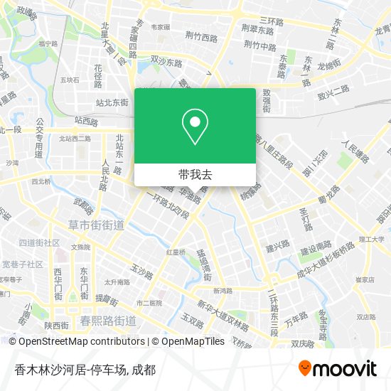 香木林沙河居-停车场地图