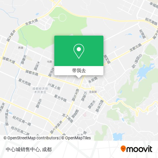 中心城销售中心地图