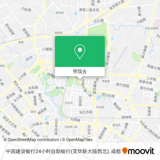 中国建设银行24小时自助银行(芙华新大陆西北)地图