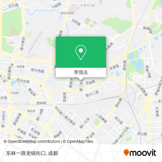 东林一路龙锦街口地图