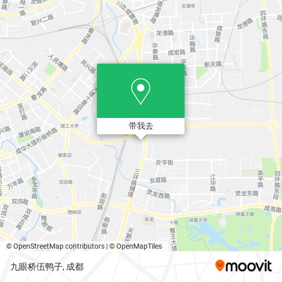 九眼桥伍鸭子地图