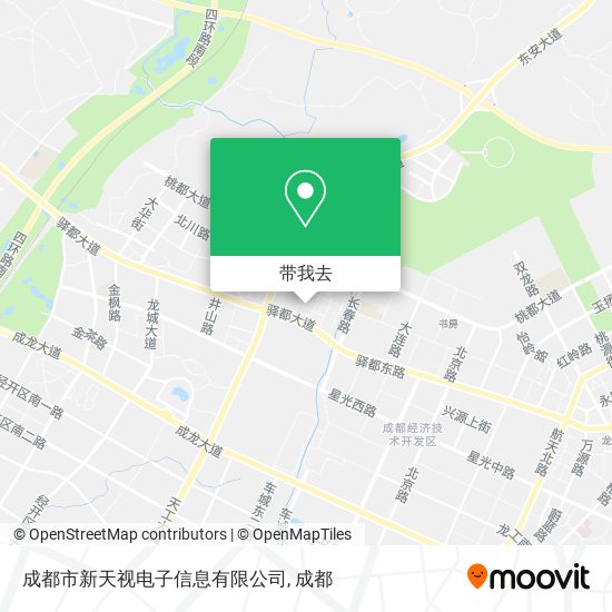 成都市新天视电子信息有限公司地图