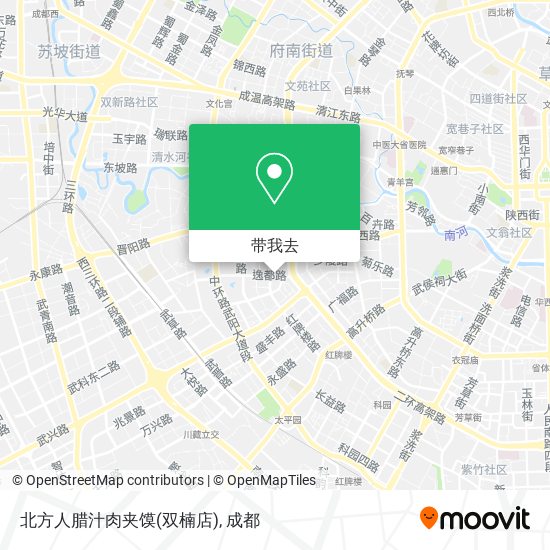 北方人腊汁肉夹馍(双楠店)地图
